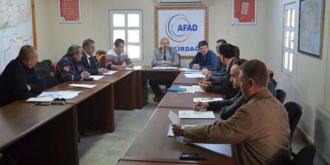Seferberlik Tatbikatı Hazırlık Toplantısı Yapıldı
