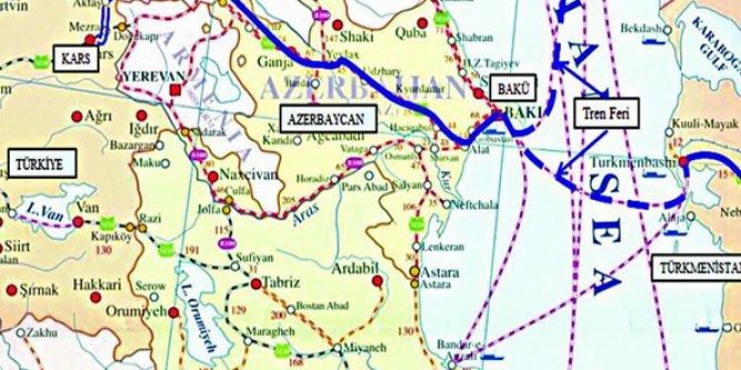 Kars-tiflis-bakü Demiryolu Açılırken