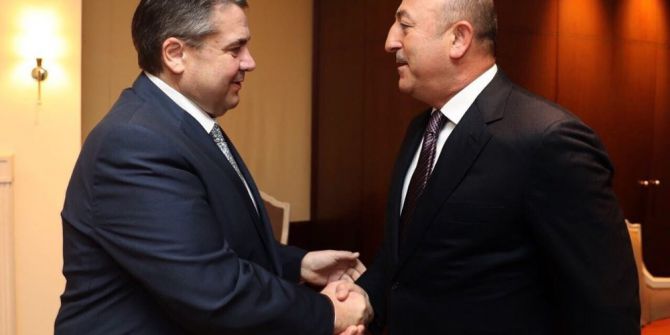 Bakan Çavuşoğlu, Alman Mevkidaşı Gabriel’le Görüştü