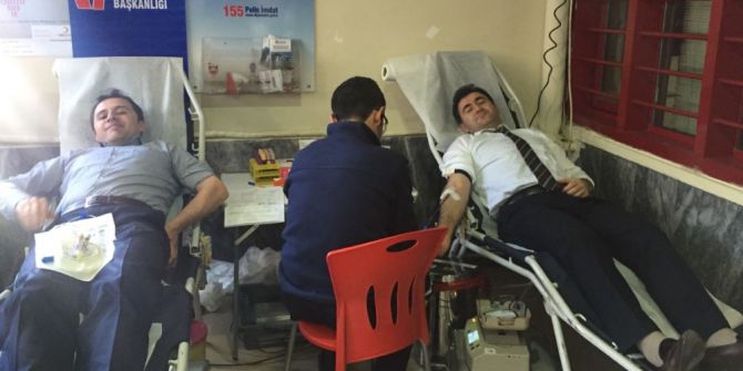 Vergi Dairesi Personelinden Kan Bağışı