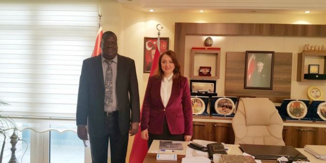 Uganda Büyükelçisi Olwa’dan Sankon’a Ziyaret