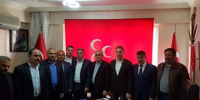 Siirt’te Ak Parti’den Mhp’ye Ziyaret