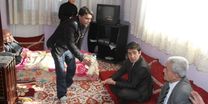 Kaymakam Öztürk’ten Engelli Aileye Ziyaret