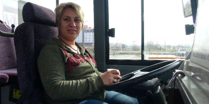 Edirneli ’Şoför Nebahat’ Kadınlar Günü’nde Direksiyon Başında
