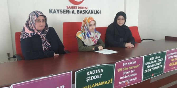 Sp Kadın Gençlik Kolları Başkanı Gülay Sağlam, "Bu Kutlamalar Batının İki Yüzlülüğünü Ortaya Koymaktadır"