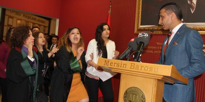 Mersin Barosu’nda Açıklama Tartışması