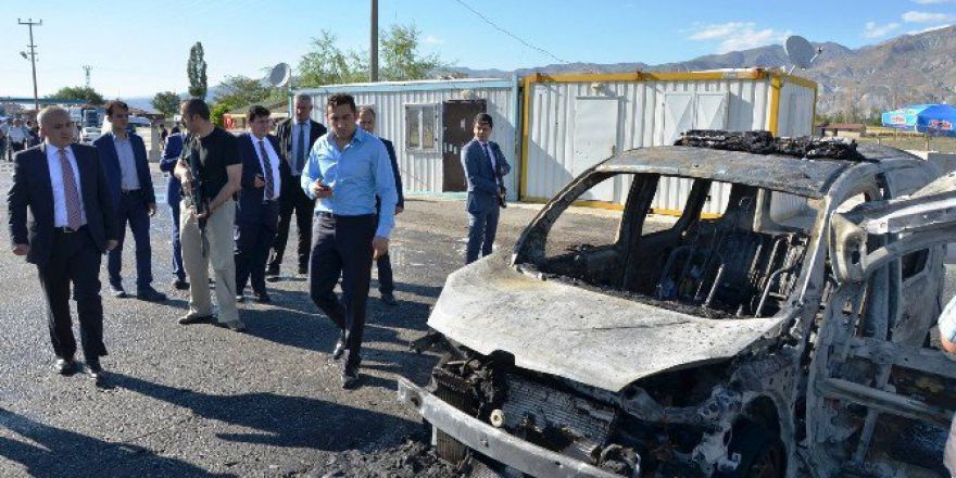 Vali Arslantaş Olay Yerinde İncelemede Bulundu