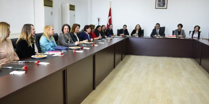 Rektör Özer, Kadın Yöneticileri Konuk Etti