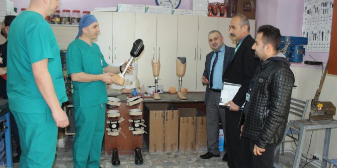 İl Sağlık Müdürlüğü Ekipleri Ortez-protez Merkezlerini Denetledi