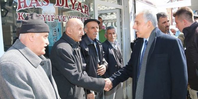 Vali Toprak’tan Esnafa Ziyaret