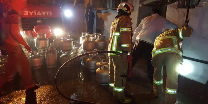 İtfaiye Olası Bir Faciayı Önledi
