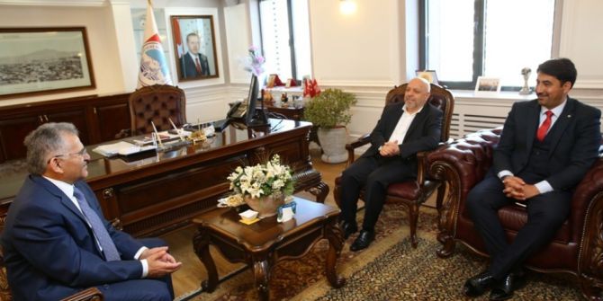 Hak-iş Konfederasyonu Genel Başkanı Mahmut Arslan’dan Melikgazi Belediyesi’ne Ziyaret