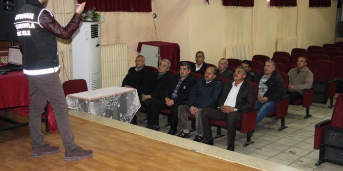 Özel Güvenlik Personellerine Uyuşturucu Konusunda Bilgilendirme Yapıldı