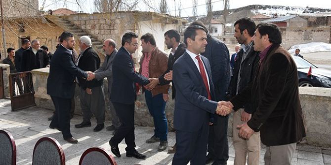 Vali Aktaş, Derinkuyu’da Köy Ziyaretlerinde Bulundu