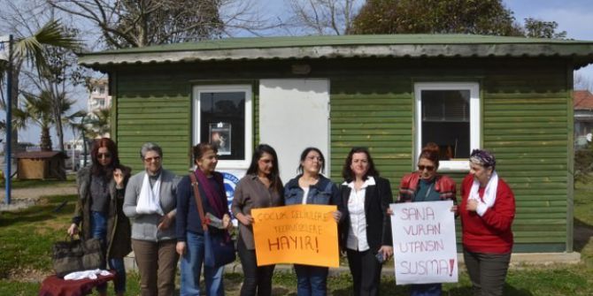 Kadın Şiddetine Dikkat Çektiler