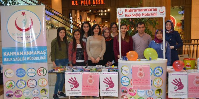 Kahramanmaraş Halk Sağlığı Müdürlüğü Sağlıklı Yaşam Standı Açtı