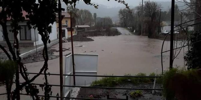 Marmaris’te Aşırı Yağış Su Taşkınlarına Neden Oldu