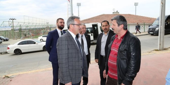 Başkan Köşker, Esnaf Ve Vatandaşları Ziyaret Etti