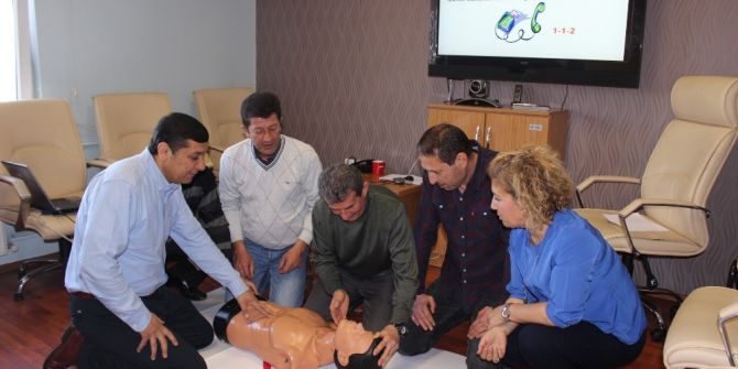 Ambulans Şoförlerine İlk Yardım Eğitimi Verildi