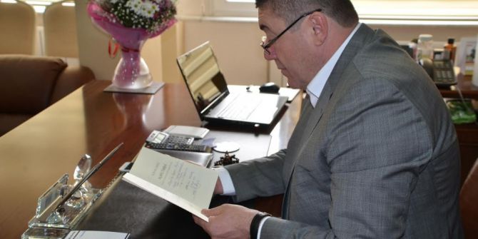 Alaplı Tarihi Kitabı Başkan Tekin’e