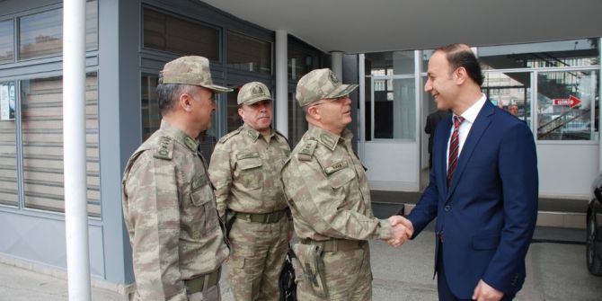 Jandarma Lojistik Komutanı Tümgeneral Ali Özkara’dan Vali Erin’e Ziyaret