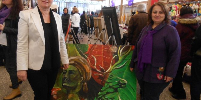 Ressam Cahide Aytekin’den Karma Resim Sergisi