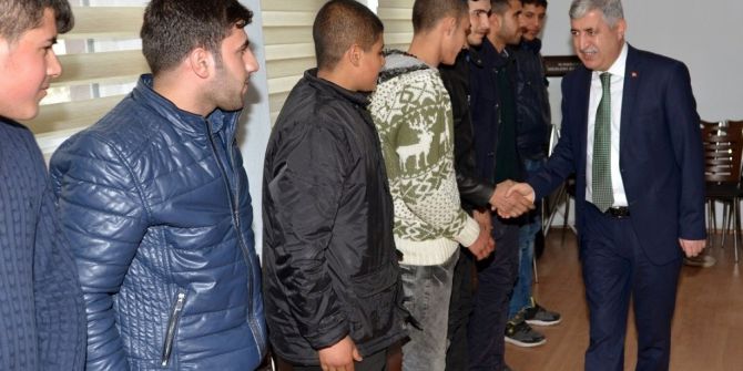 Başkan Polat Öğrencilerle Tecrübelerini Paylaştı