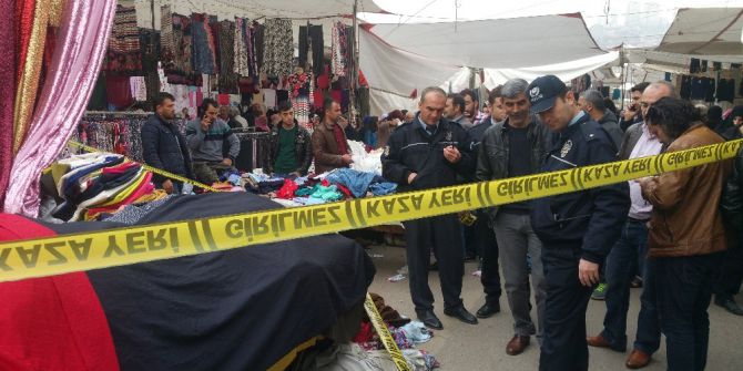 Pazaryerinin Ortasında Abi Kardeşe Kurşun Yağdırdılar