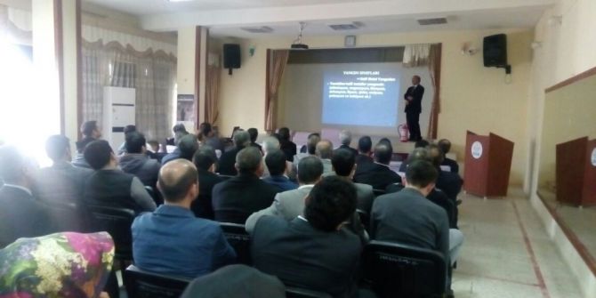 Milli Eğitim Personellerine Yangın Semineri Verildi