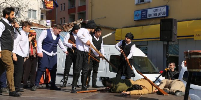 Çayeli’nin Rus İşgalinden Kurtuluşunu Canlandırdılar