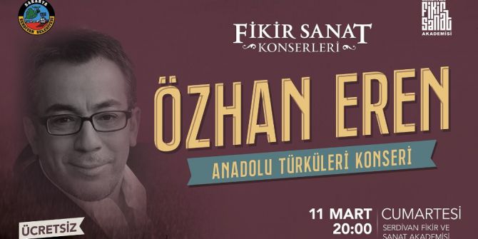 Serdivan Fikir Ve Sanat, Yönetmen Eren’i Ağırlayacak