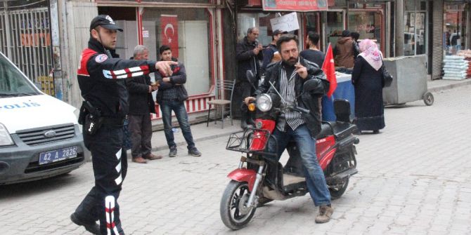 Konya Polisinden Çalıntı Motosiklet Denetimi