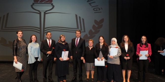 “Aile Eğitim” Programlarına Katılan Kursiyerlere Belgeleri Verildi