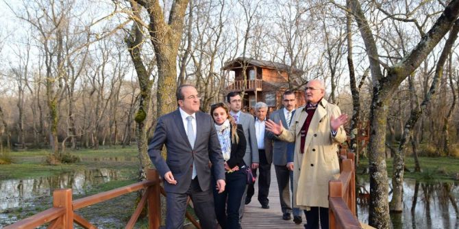 Bakan Yardımcısı Alpay Kuş Cenneti’ne Hayran Kaldı