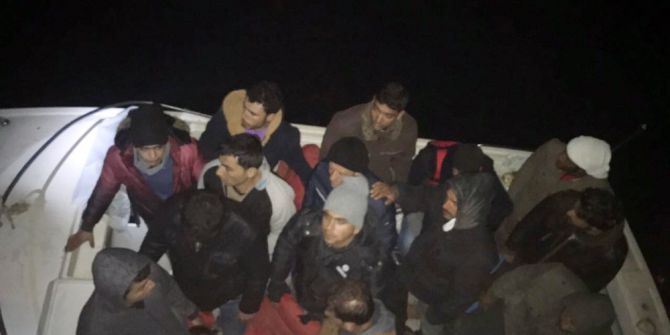 Mersin’de Akdeniz’e Açılan 18 Kaçak Göçmen Yakalandı