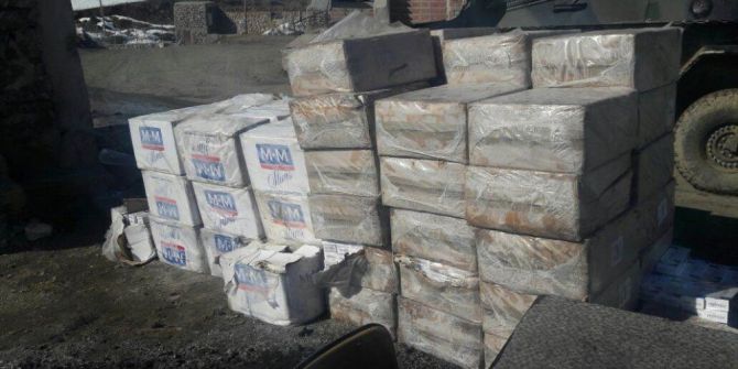 Hakkari’de 40 Bin Paket Sigara Ele Geçirildi