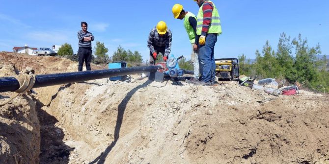 Manavgat’ta İçme Suyu Hatları Yenileniyor
