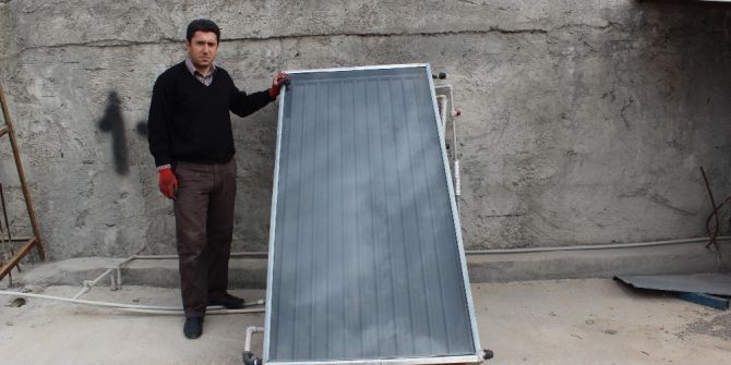 İlkokul Mezunu Vatandaş Deposuz Enerji Paneli Yaptı
