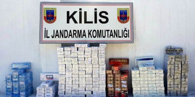2 Bin 375 Paket Kaçak Sigara Ele Geçirildi