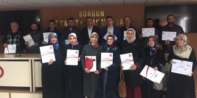 Sorgun’da 59 Genç Girişimci Sertifikasını Aldı