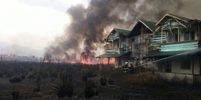 Dörtyol’da Sazlık Alanda Yangın