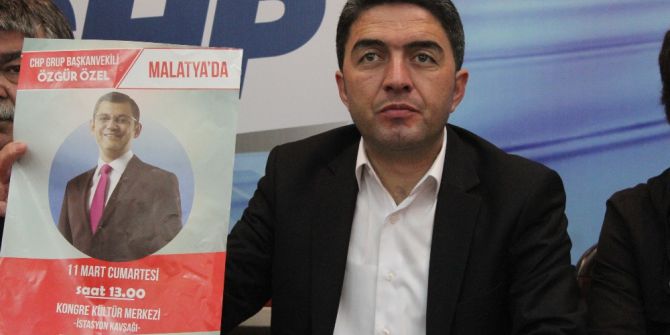 Chp Grup Başkanvekili Özgür Özel Malatya’ya Geliyor