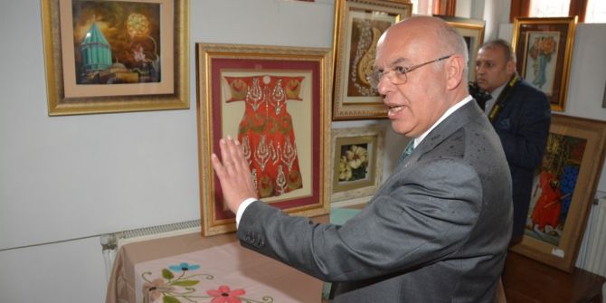 Başkan Eşkinat Tekirdağspor Başkanı Nallar’la Birlikte Sergi Açtı