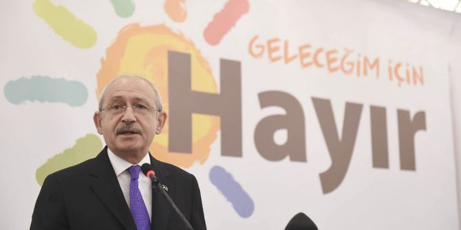 Kılıçdaroğlu: “‘Hayır’ Bu Memleket İçin Hayırlı Olacak”