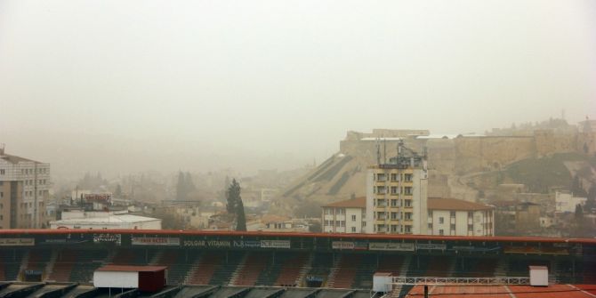 Suriye’den Gelen Kum Ve Toz Fırtınası Gaziantep’te Etkili Oldu