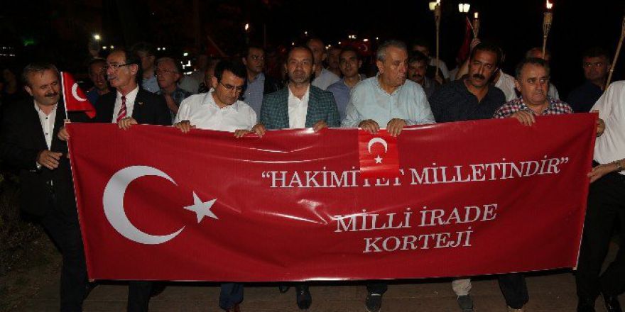 Ünye’de Milli İrade Korteji