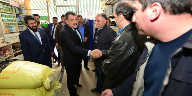 Belediye Başkanı Gürkan, Battalgazi Esnaf Odasını Ziyaret Etti