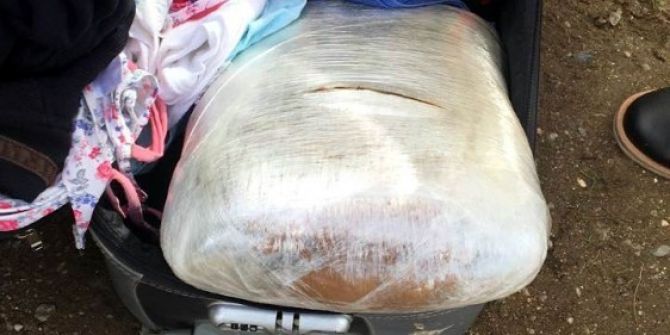 Manisa’da Otobüsten Esrar Çıktı