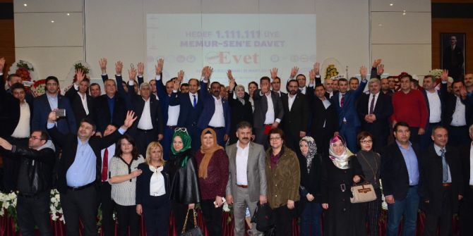 Memur-sen ‘Evet’ İçin Buluştu