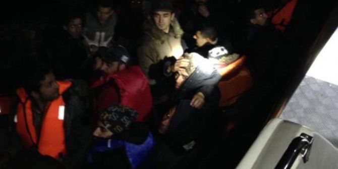 Kuşadası Körfezi’nde Kaçak Göçmen Operasyonu